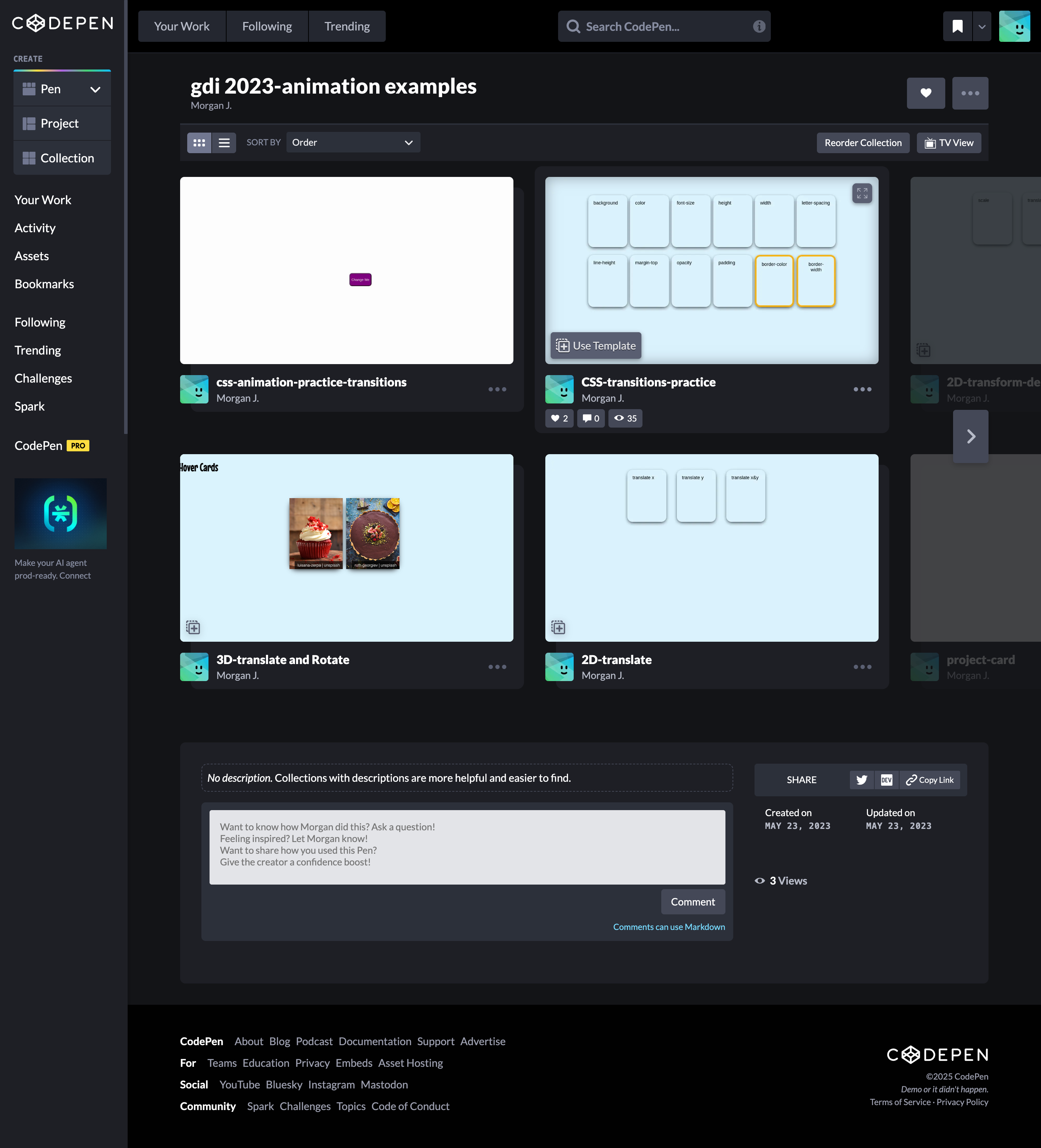 GDI Codepen
