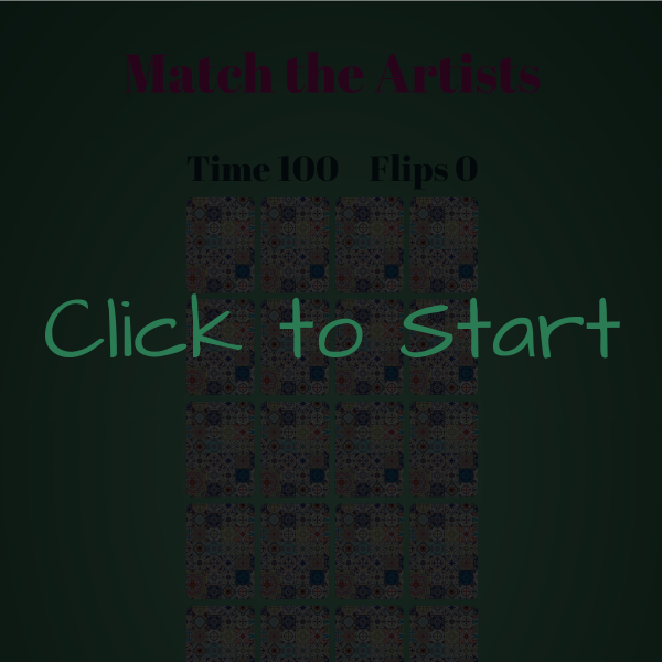 Women in Art Memory Game screenshot