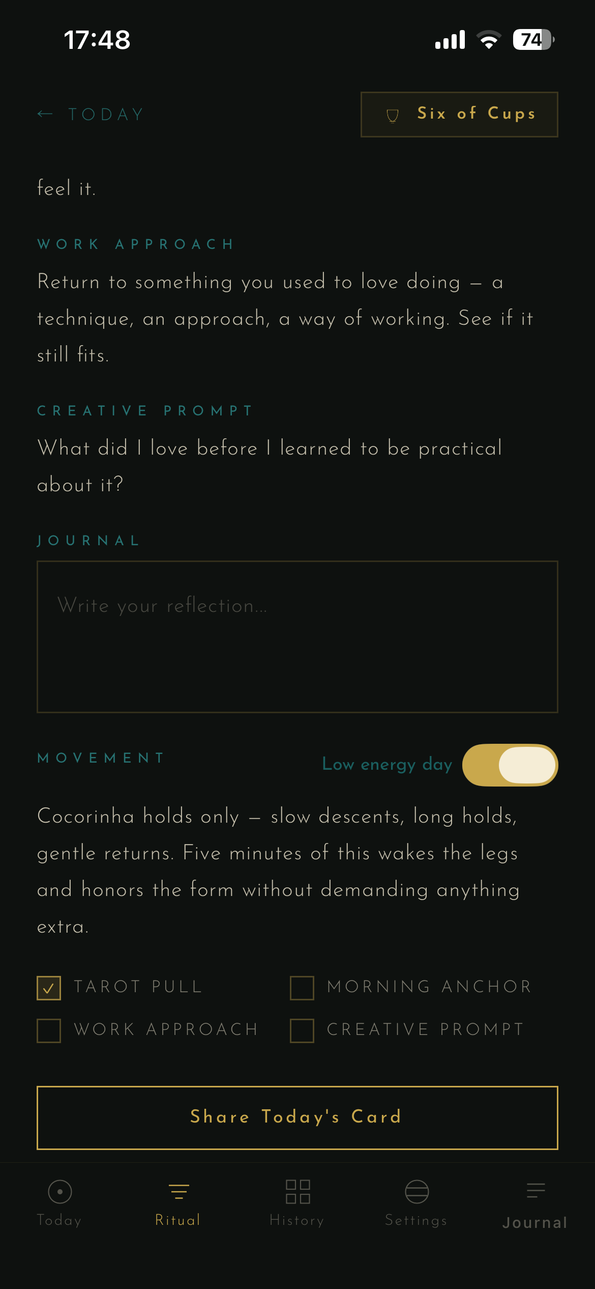 Capoeira low energy